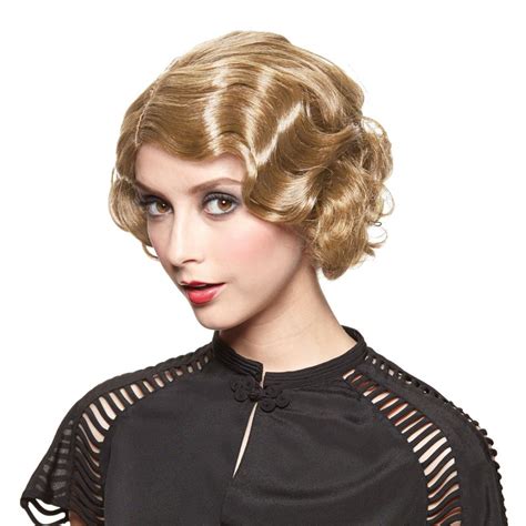 Buy Hobbypos Gatsby Flapper 1920s 1930s Wavy Golden Blonde Girl Women