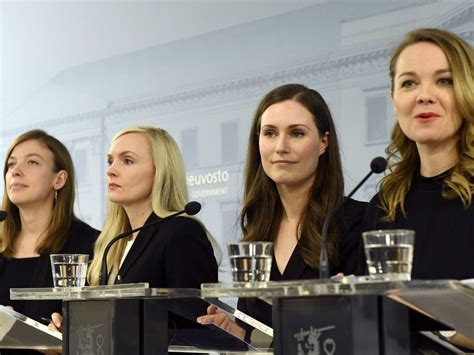 Finland is now being run by five parties — all led by women, all but ...