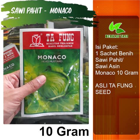 Jual Benih Biji Seed Unggul Sawi Pahit Sawi Asin Head Mustard Monaco