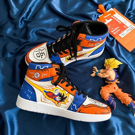 Anime Co Branded Dragon Ball Aj Sneakers Air Force Goku Vegeta Para