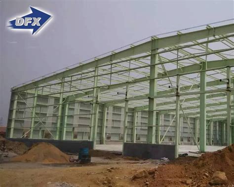 Large Span Steel Frame Structure Construction Metal Building Prefab