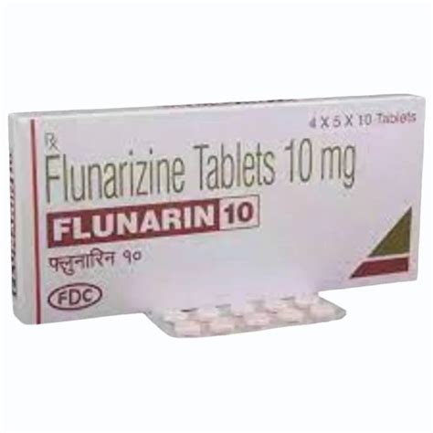 Flunarin Mg Tablet At Rs Stripe Flunarizine Dihydrochloride