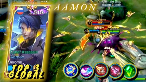 TOP GLOBAL AAMON Aamon Combo 1 Shoot BEST BUILD AAMON 2023 YouTube