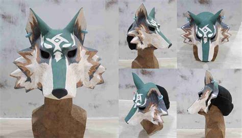 Wolf Mask Pattern • Ultimate Paper Mache