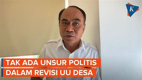 Wamendes Bantah Ada Unsur Politisasi Dalam Usul Perpanjangan Masa