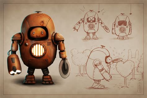 War Robot Concept Art