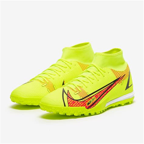 Nike Mercurial Superfly Viii Academy Tf Volt Noir Carmin Volt Noir