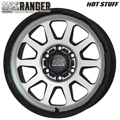 HOT STUFF ハイエース ホットスタッフ マッドクロス レンジャー 15インチ 6 0J 6H139 7 33 マットシルバー アルミホイール単品 4本セット 送料無料 エムオート