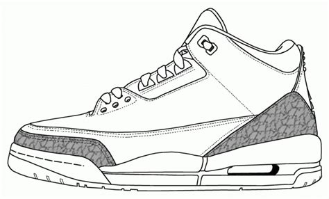 Air Jordan Shoes Coloring Pages At Lori Mullen Blog