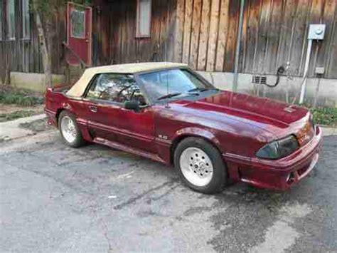 Purchase used 89 MUSTANG GT CONVERTIBLE in Town Creek, Alabama, United States