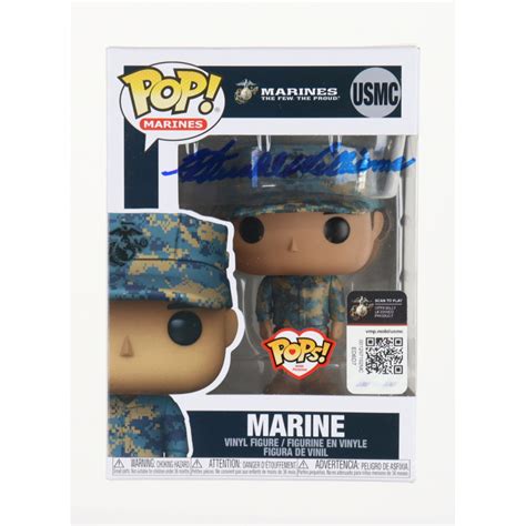 Hershel Williams Signed Marine Usmc Funko Pop Marines Vinyl Figure