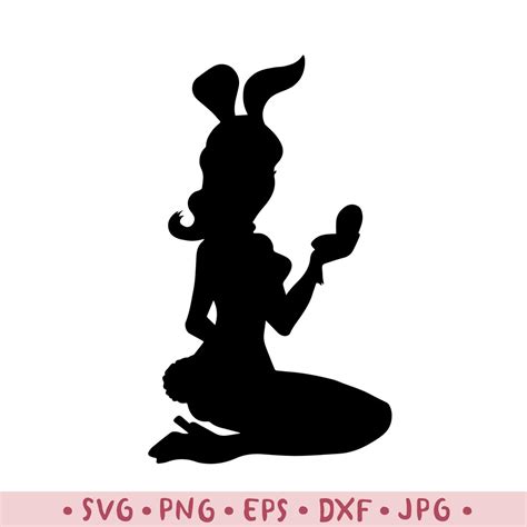 Vintage Bunny Girl Party Bachelor Svg Cut Svg Dxf Eps Png Svg