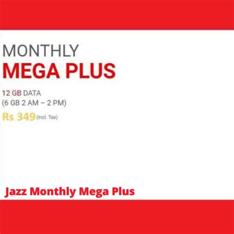 Jazz Monthly Mega Plus Latest Package For Heavy Data Users