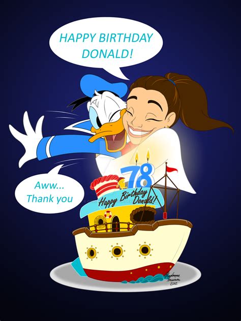 Happy Birthday Donald Duck By Colorfulartist86 On Deviantart