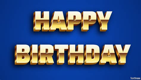 Happy Birthday Text Effect And Logo Design Sentence