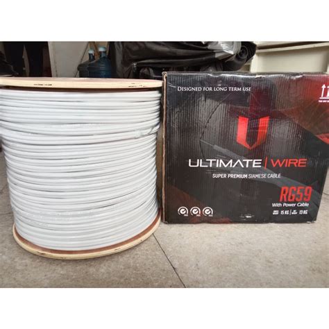 Jual Ultimate Kabel Rg Power Jual Meteran Shopee Indonesia