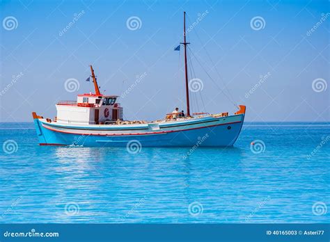 Greek Fishing Boat Stock Image 406681
