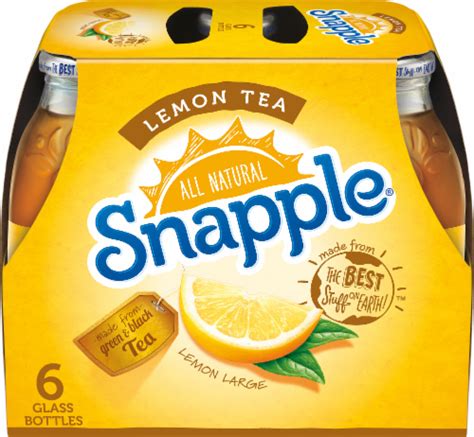 Snapple Lemon Iced Tea Drinks Bottles Fl Oz Food Less