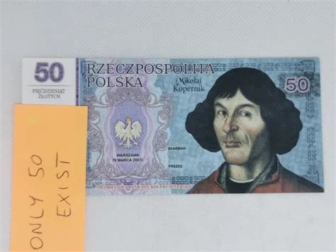 Zlotych Banknote Poland Polski Banknot Kolekcjonerski Mikolaj