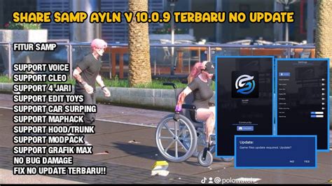 SHARE SAMP ALYN V10 0 9 CARA PASANG FIX NO UPDATE GTA SAMP