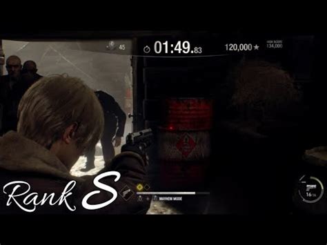 How To Get S Rank In Mercenary Mode In Resident Evil Remake With Leon