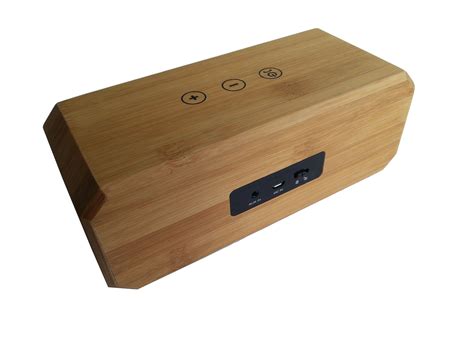 BT616 Bamboo Design Stereo Mini Bluetooth Lautsprecher