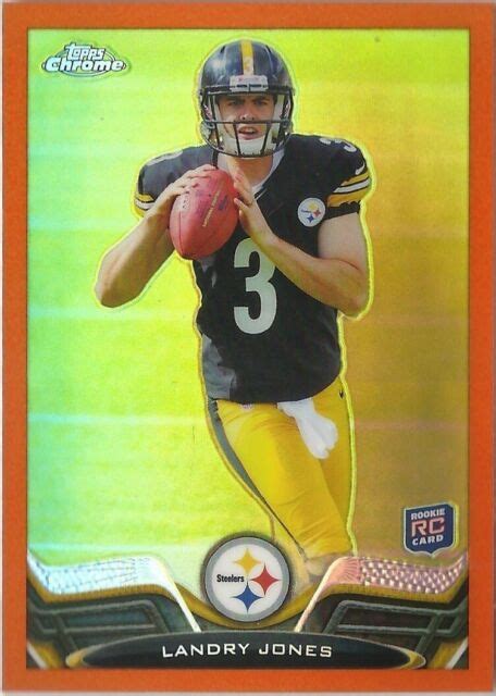 2013 Topps Chrome Orange Refractor 98 Landry Jones Rc For Sale Online Ebay