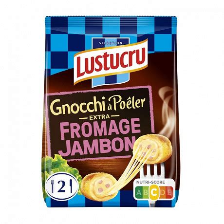 Lustucru Gnocchi Po Ler Extra Jambon Fromage G