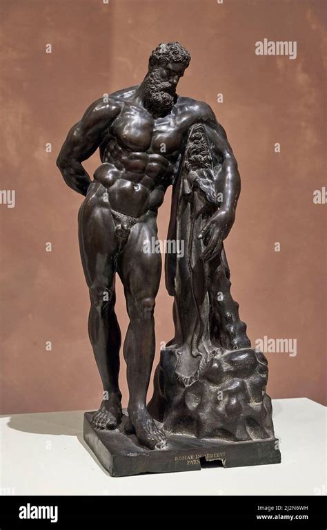 Farnese Hercules Bronze Tuscan Sculptor If The End Of 16th Century