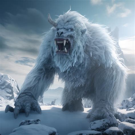 Premium Photo Snow Beast Most Amazing And Trending Hd Wallpaper