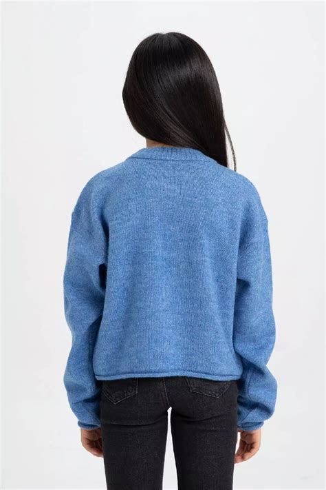 Jual Defacto Blue Jumper Original Zalora Indonesia