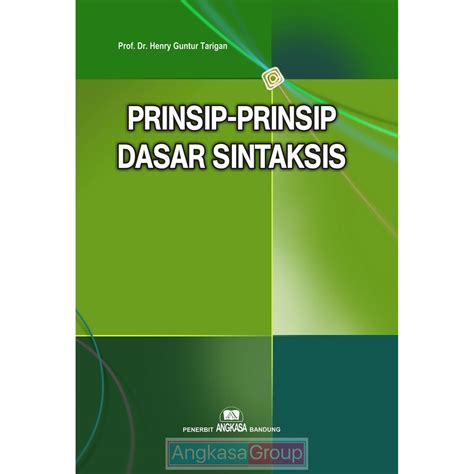 Jual Prinsip Prinsip Dasar Sintaksis Shopee Indonesia