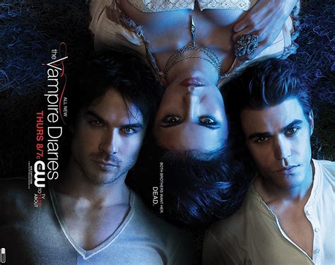 Papeis De Parede Diários Do Vampiro Paul Wesley Nina Dobrev Ian