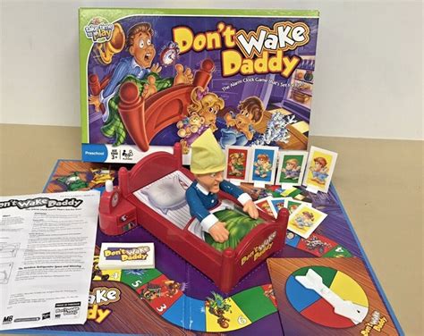 Vintage 2011 Dont Wake Daddy Board Game Milton Bradley Etsy