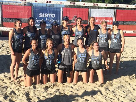 Ucla Sand Volleyball Fields Young Team In First Match Of Season Daily