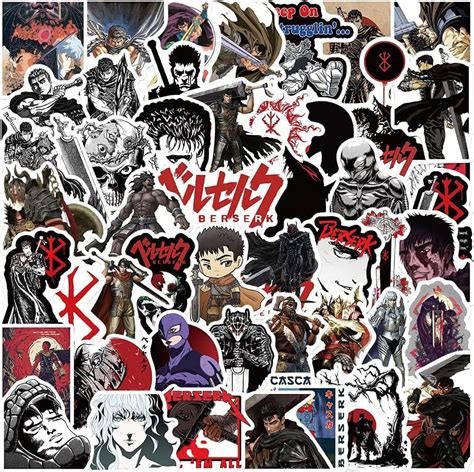 Yangsiw Berserk Stickers For Laptop Cars Phone Water