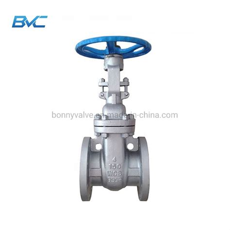 4 Inch ANSI Class 150 Wcb API Flanged Industrial Gate Valve China