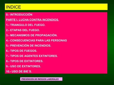 Lucha Contra Incendios Ppt