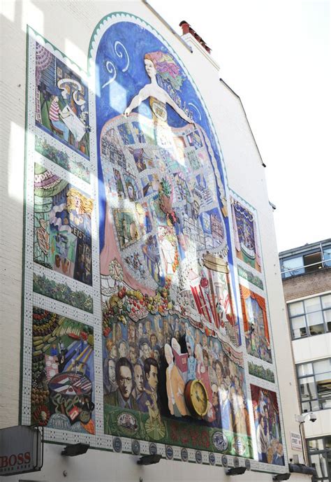 Spirit Of Soho Mural Broadwick Street Created By The Soho Community