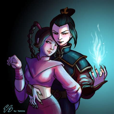 Tyzula Colored By Yamino On Deviantart Avatar Azula Ty Lee Avatar