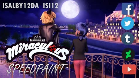 Speedpaintbalcony Scene Marichatmiraculous Ladybug Youtube