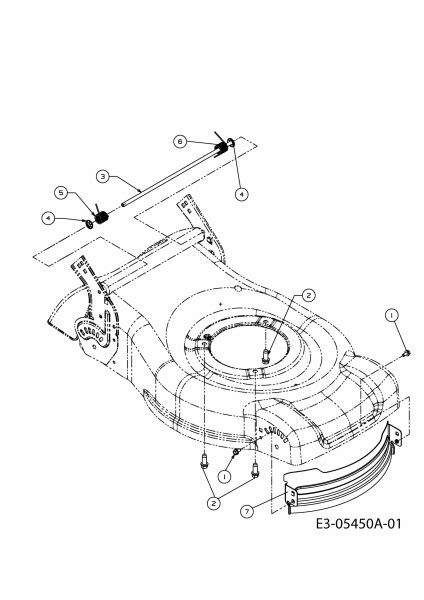 Ersatzteile Lux Tools Motormäher mit Antrieb B 46 MA Typ 12D J54H694