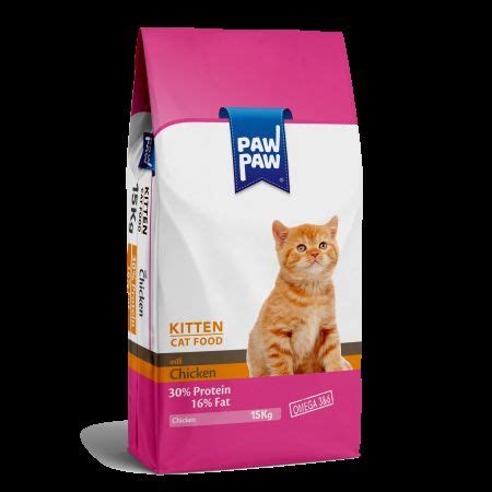 Paw Paw Tavuk Etli Yavru Kedi Maması 15 Kg