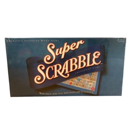 2004 Hasbro Super Scrabble Board Game Winning Moves Brand New Sealed