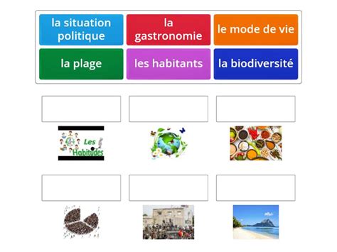 Vocabulaire Francophonie Match Up