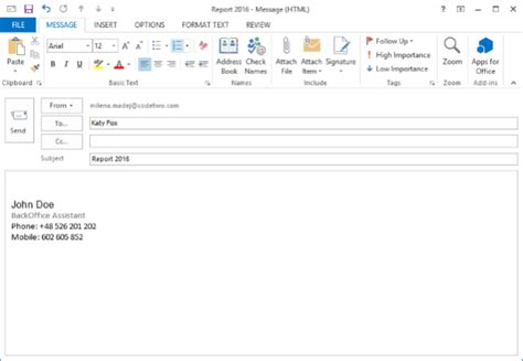 How To Use Multiple Email Signatures In Microsoft Outlook