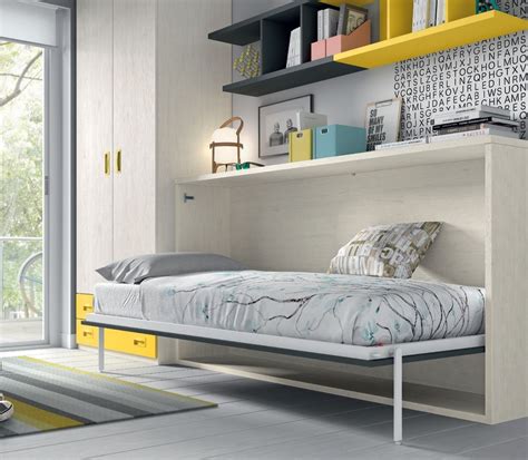 Dise O De Habitaci N Con Cama Abatible Horizontal Basic M Dulos De