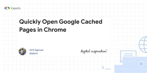 Quickly Open Google Cached Pages in Chrome