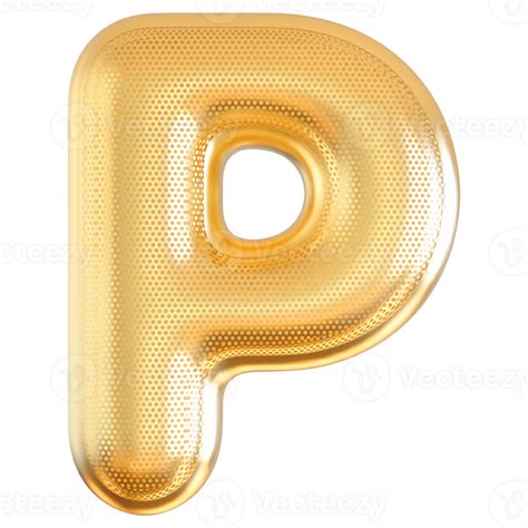 D Font Letter P Uppercase Png