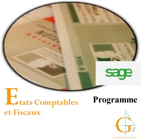 Sage Etats Comptables Et Fiscaux Gof